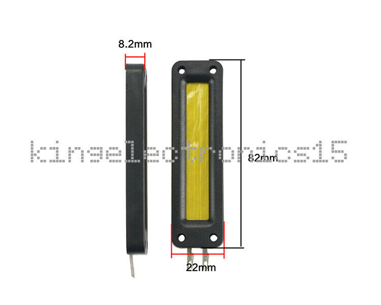 2PCS 6OHM 10W 20W Ribbon Tweeter Super Mini Aluminum Belt Neodymium Treble NEW