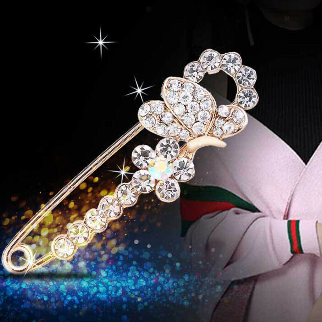 Insect Bug Butterfly Safety Pin Scarf Gown Clip Pin Wedding Party Supplies