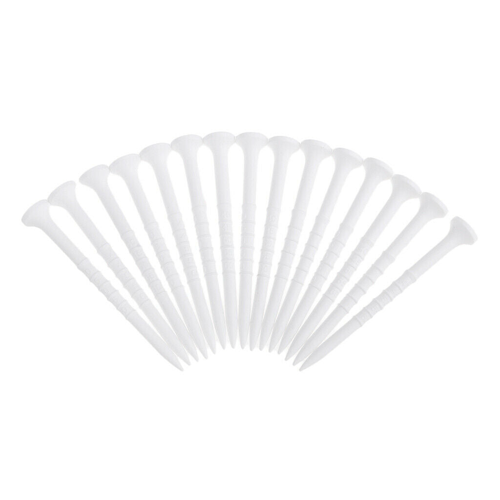 15 Pcs Golf Tees Plastic 8.5cm Golf Nail Limit Pin Outdoor Sports
