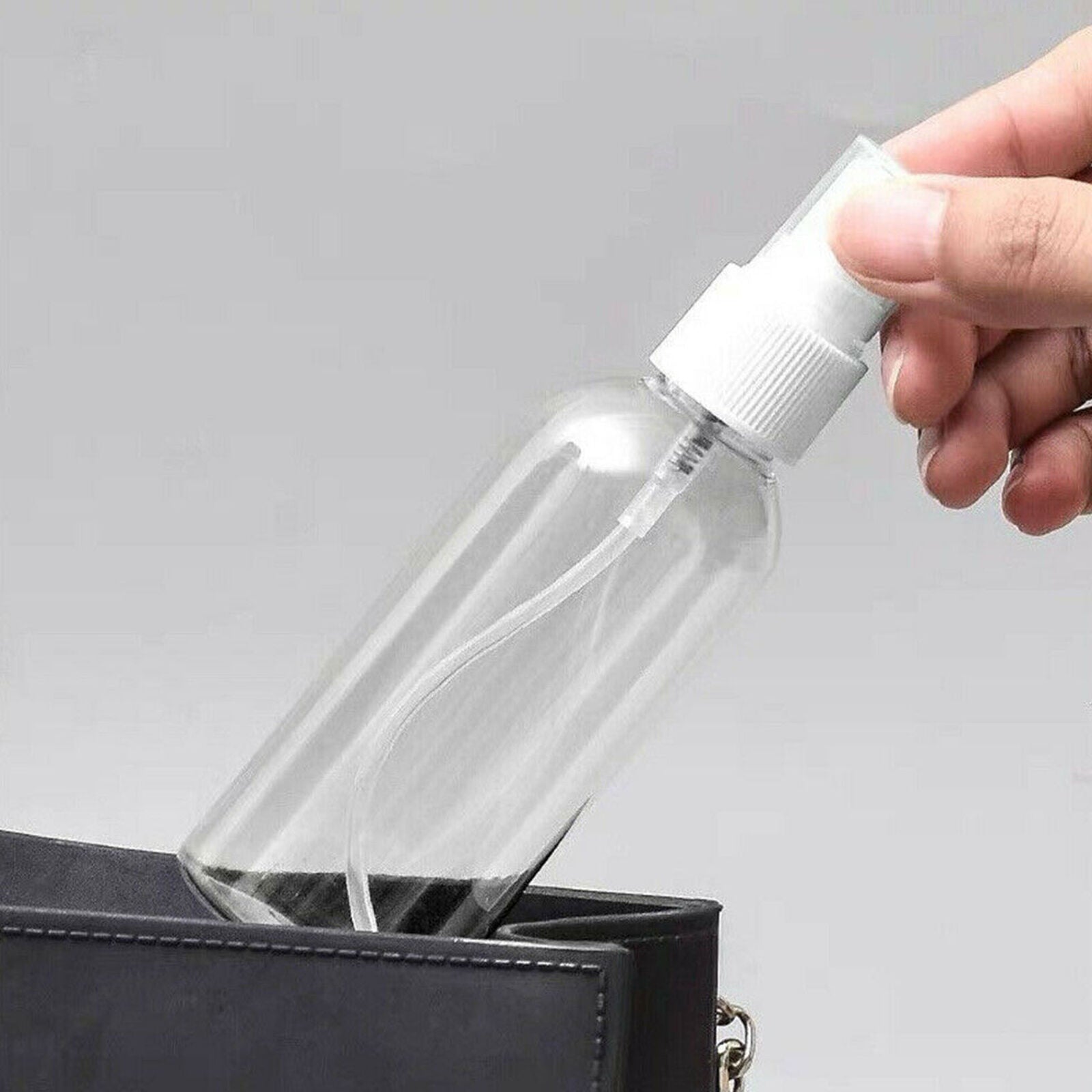 10PCS 60ml Clear Empty Spray Bottle Transparent Plastic Perfume Travel