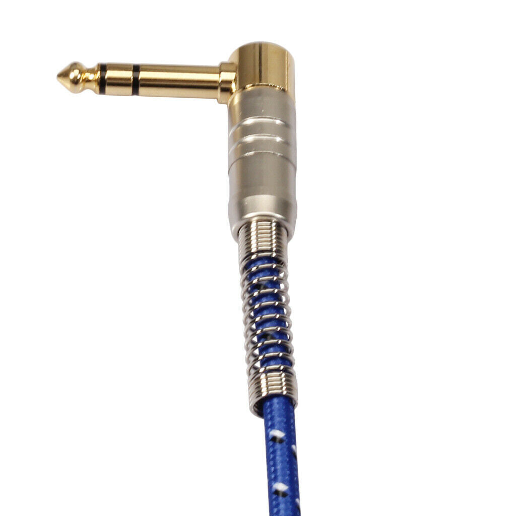 2X Male to Male TRS Stereo Audio Cable CableCreation 90 Degree 3 Meters
