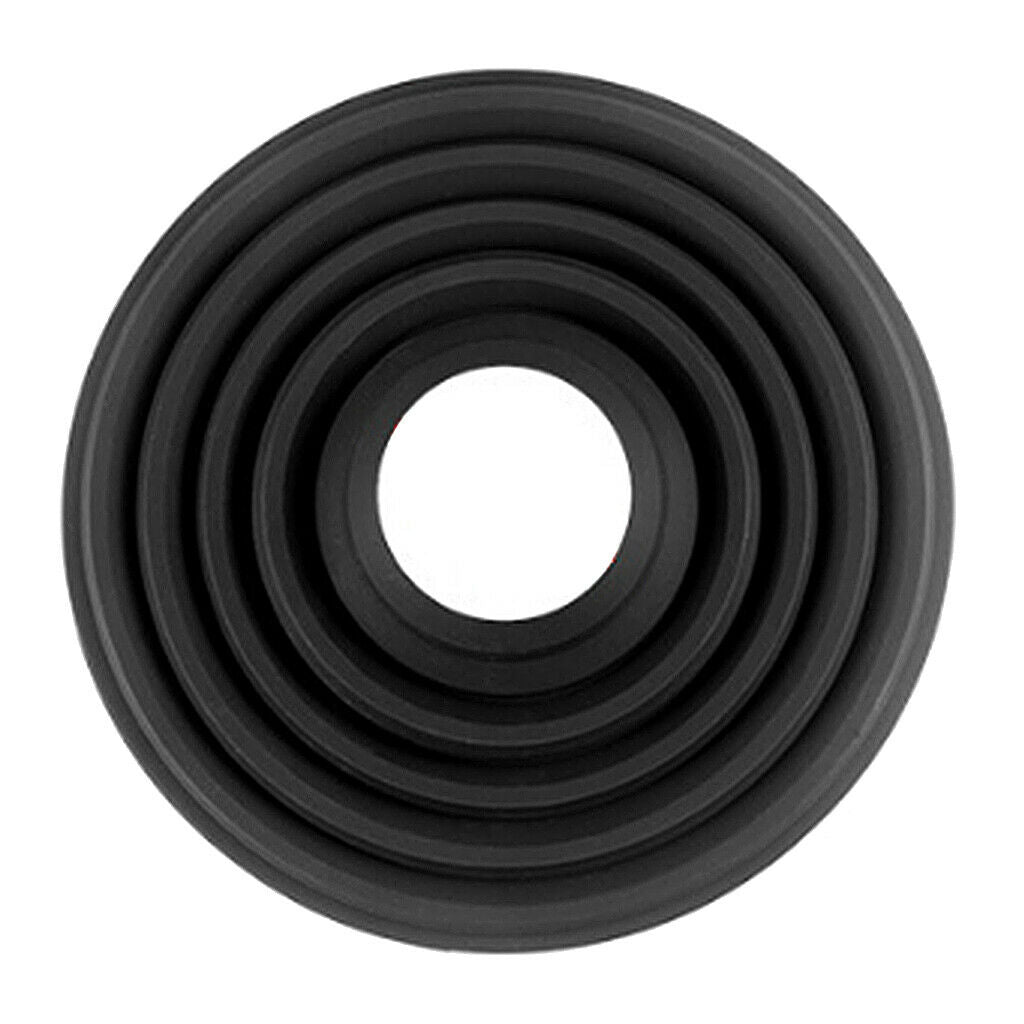 Set of 2 S & L Anti-Reflective Silicone Lens Hood Cover for Camera Lens