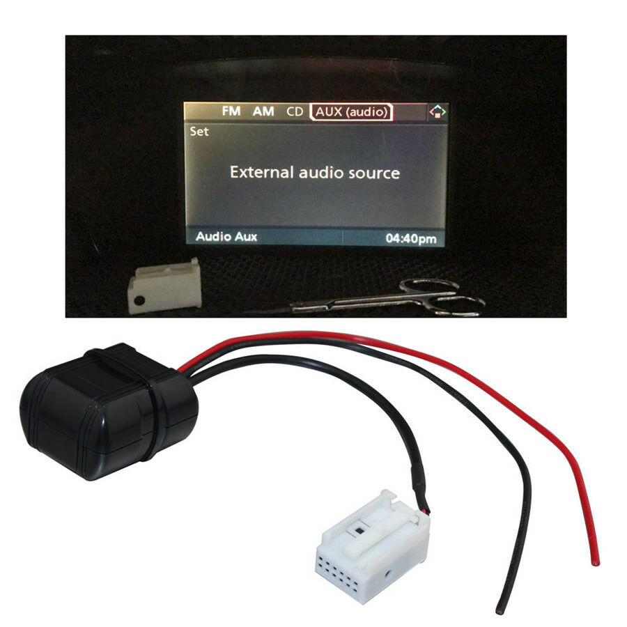 Bluetooth Module Radio Stereo AUX Cable Adaptor For BMW E60 04-10 E63 E64 E61