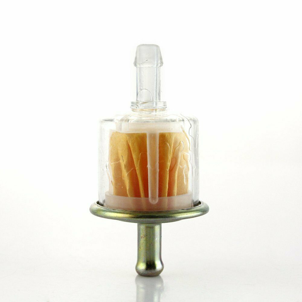 Universal Inline Gas Petrol Fuel Filter 8mm 3/8" Pipe Motorcycle Bike Dirt Quad