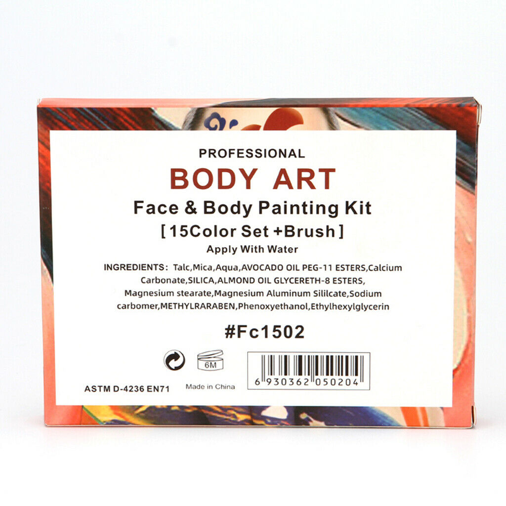 Face Paint Kit for Kids, Professional Face & Body Paint, Easy to Painting