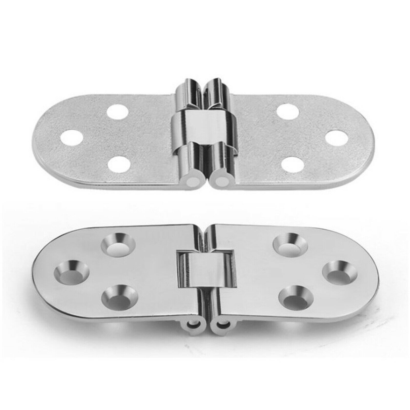 8-pack Stainless Folding Table Hinge for Cabinets Stable Durable Close Edit