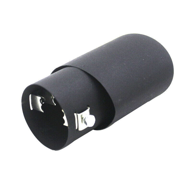 Durable 63mm Stailess Steel Car Exhaust Pipe Inlet Tips Muffler Pipe Tail Throat