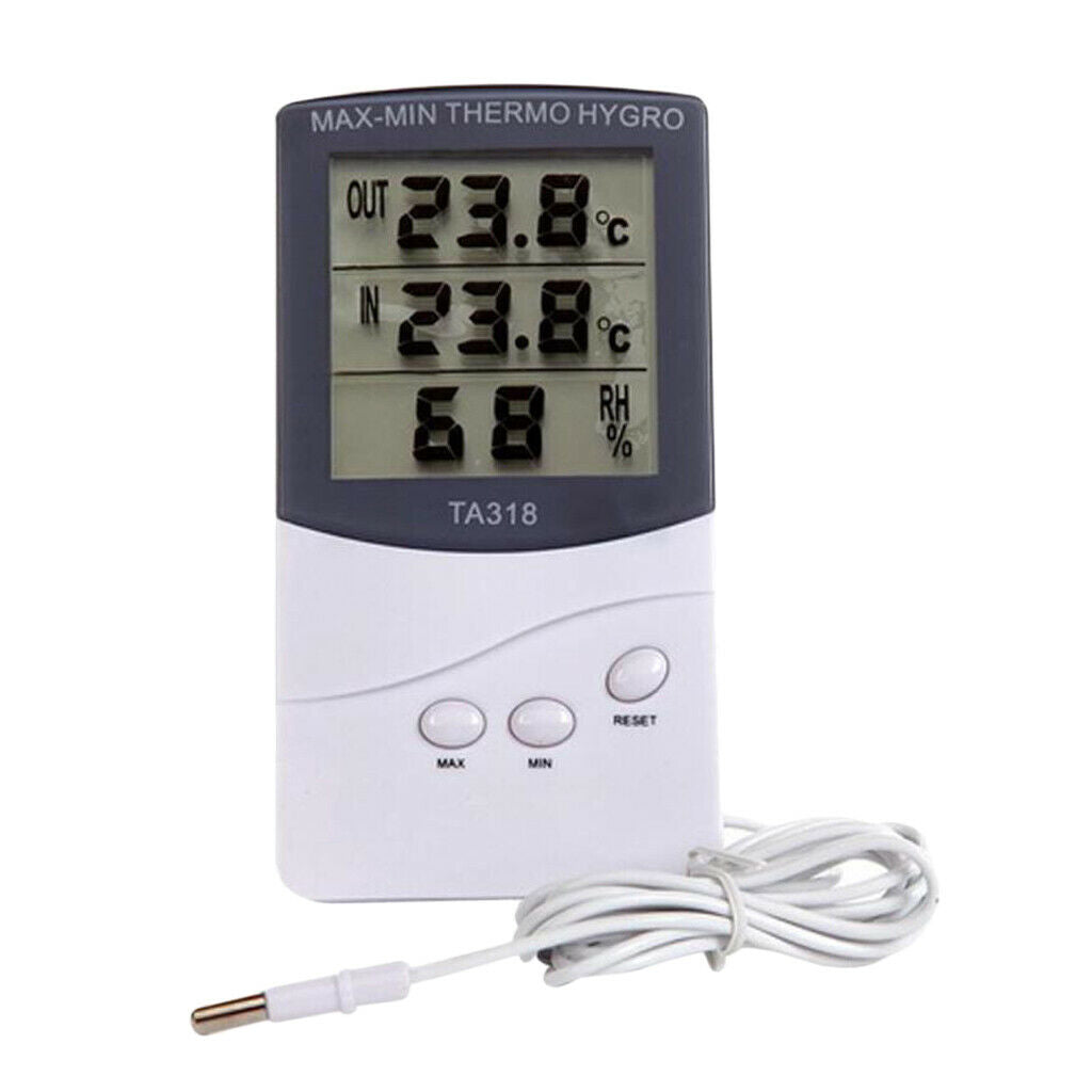 Digital LCD Indoor/Outdoor Home Thermometer Hygrometer Temperature Humidity Test