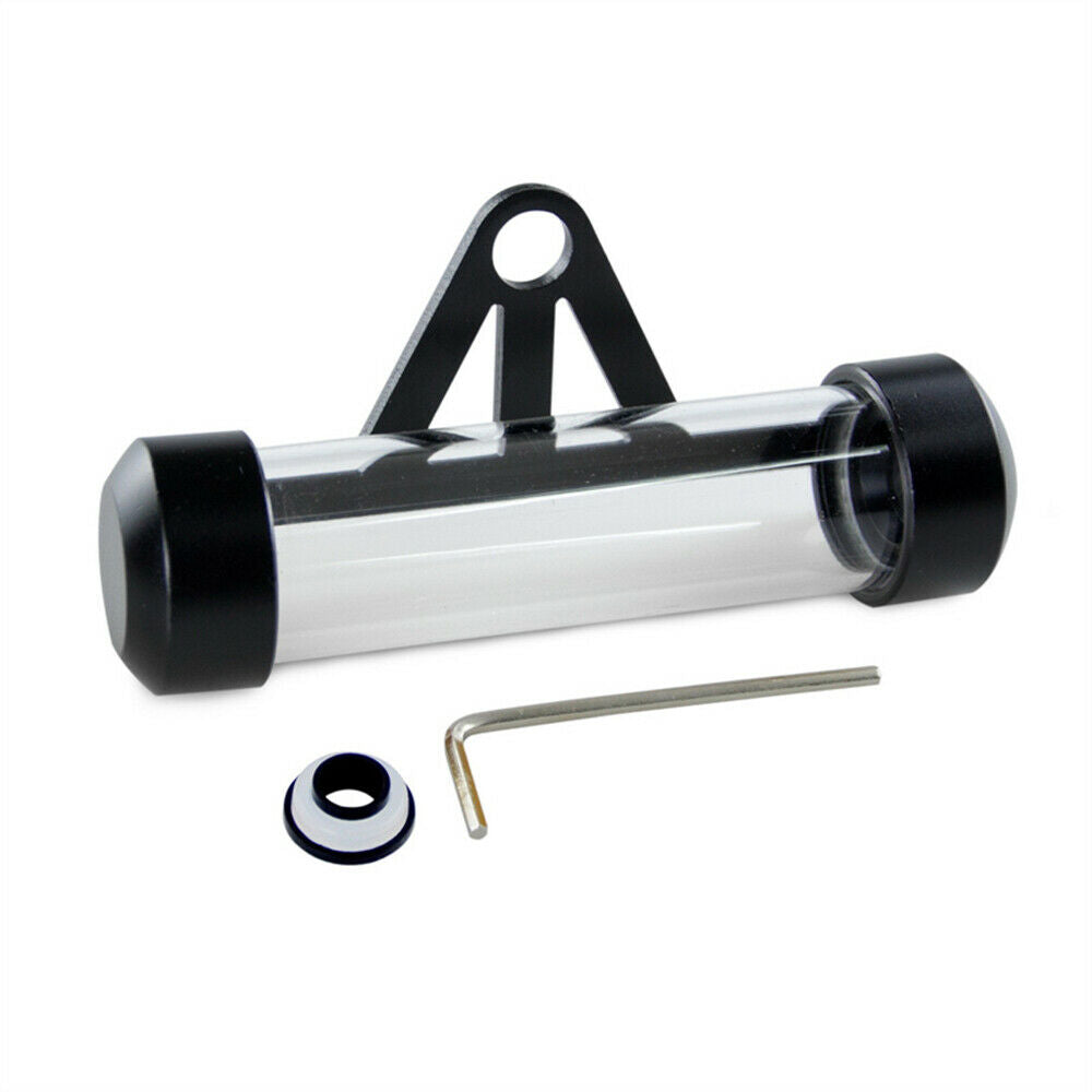 Universal Motorcycle Secure Tax Disc Tube Cylindrical Holder Frame Waterproof