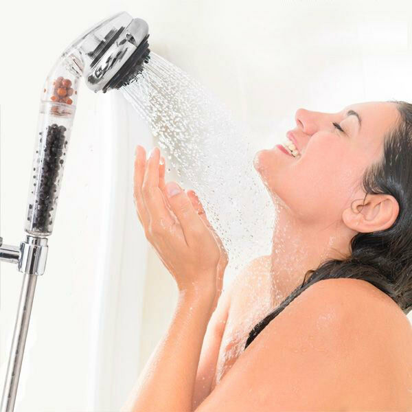 Knob Shower Spa Multifunctional Tourmaline Germanium Eco Purifies Water New