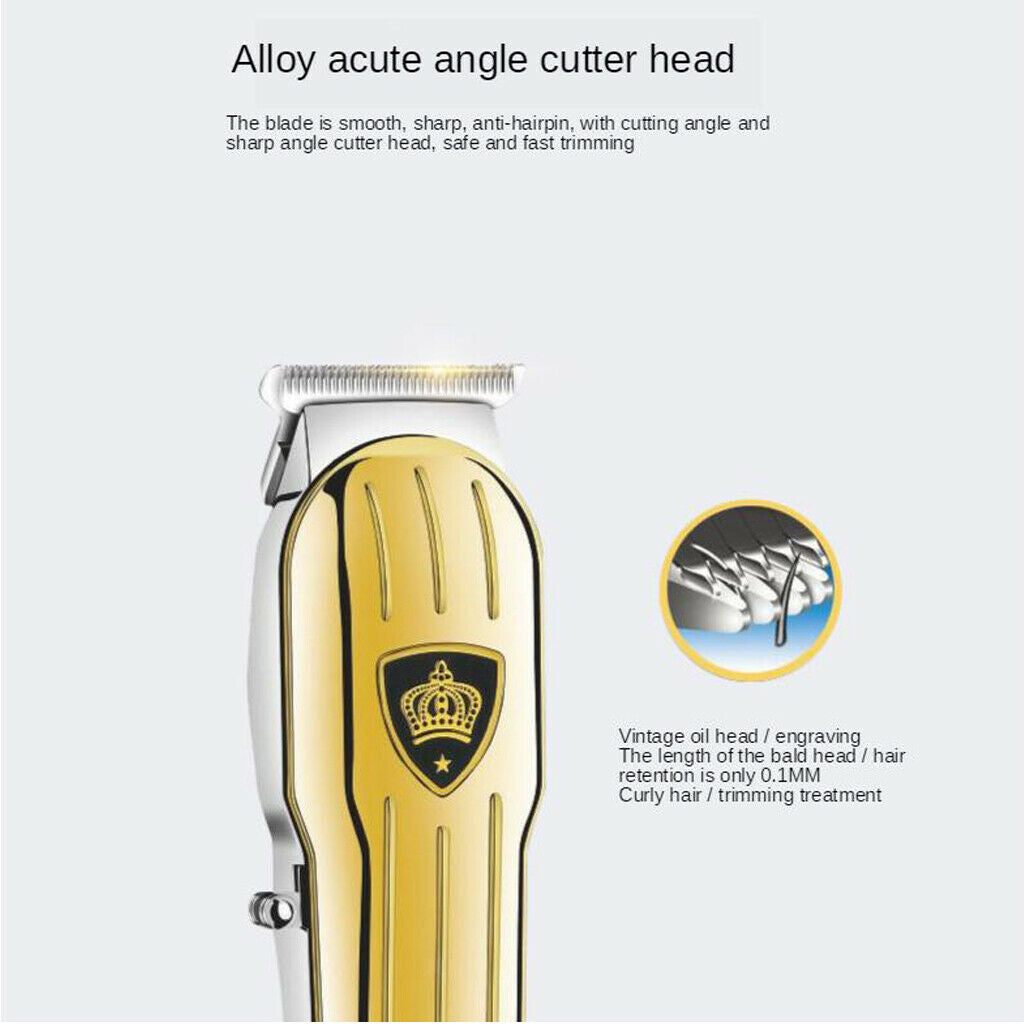 Hair Clipper Set Men's Hair Trimmer USB Haircut Grooming Kit Machine Shaver