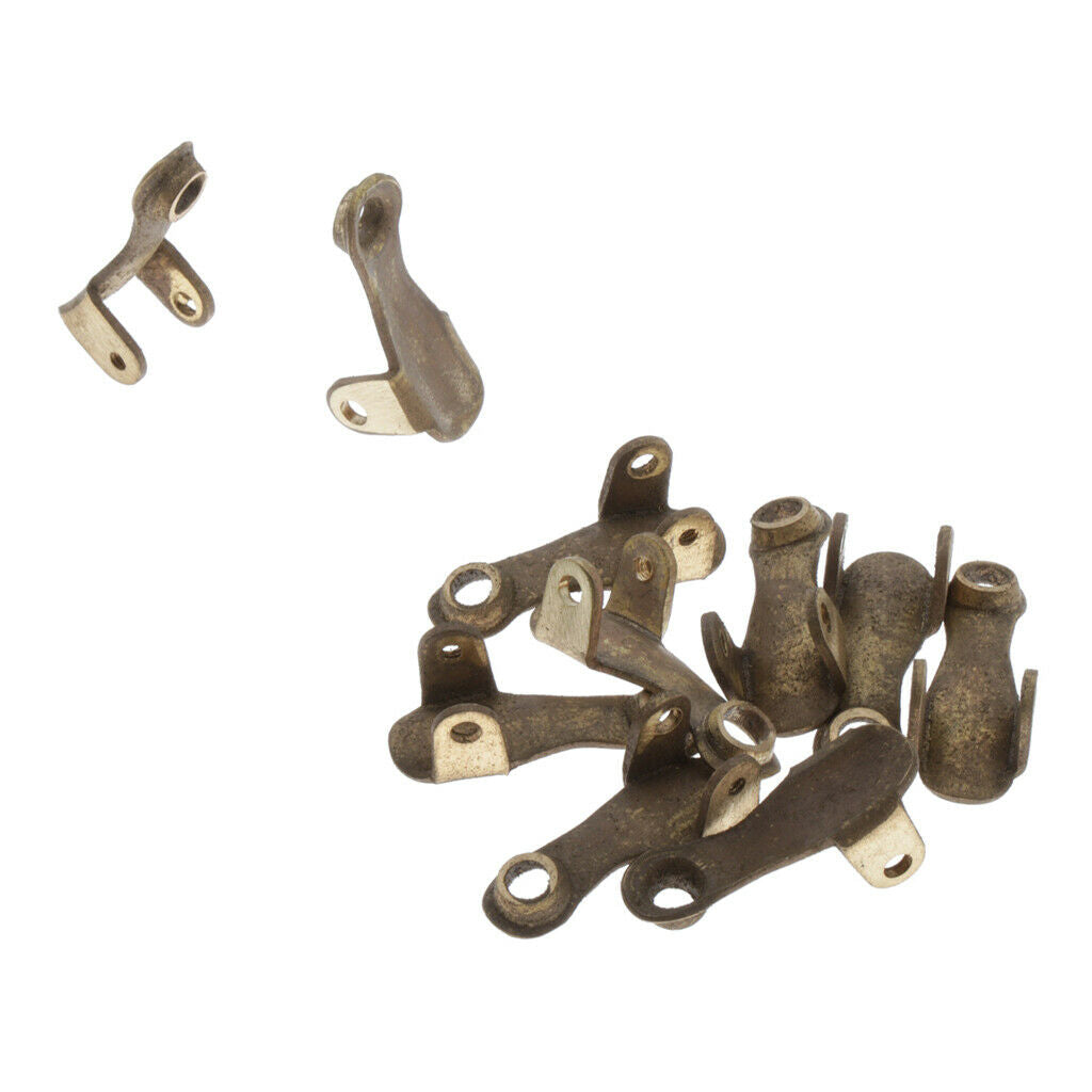 Lots 10 Trumpet Parts Screw Copper Made Set Metal Trumpet Wind Tube Parts
