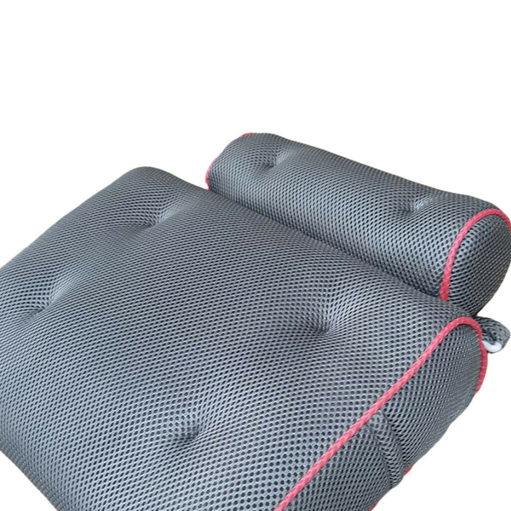 Luxury Bathtub Bath Pillow Suction Hot Tub Head Support Rest Cushion Comfort