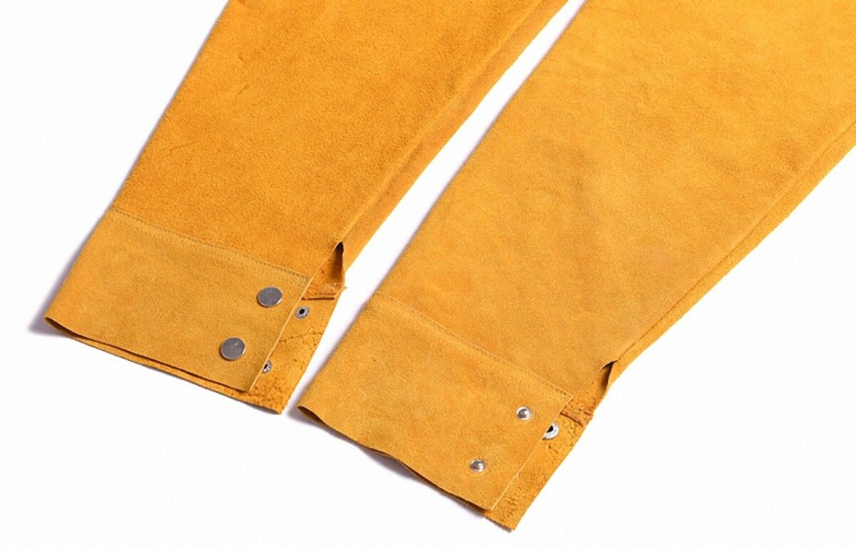 1 Pair Leather Cooling Arm Sleeves Cover for Welding [M1]
