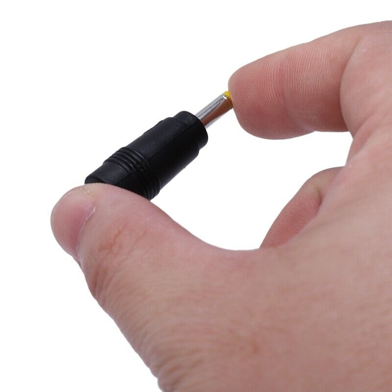 Yellow Tip 4.0x1.7 mm Male Plug to 5.5x2.1mm Female Jack DC Power Connector BlT5
