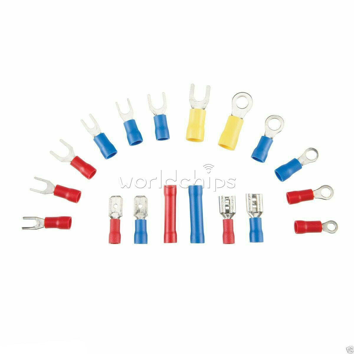 300PCS Assorted Insulated Electrical Wire Cable Terminal Crimp Connector Set Kit