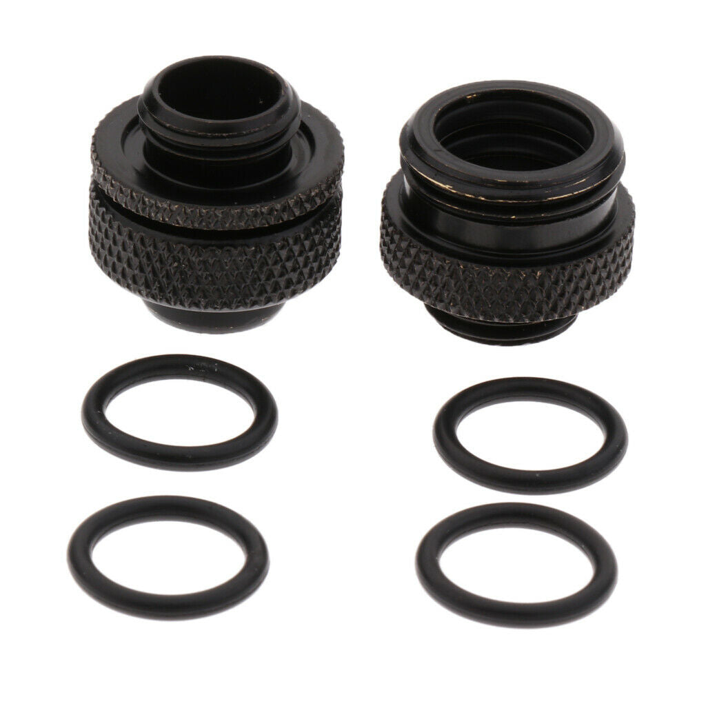 1 Pack of G1/4 Dual Adjustable Pipe (16-22MM) Thread For PC Water Cooling