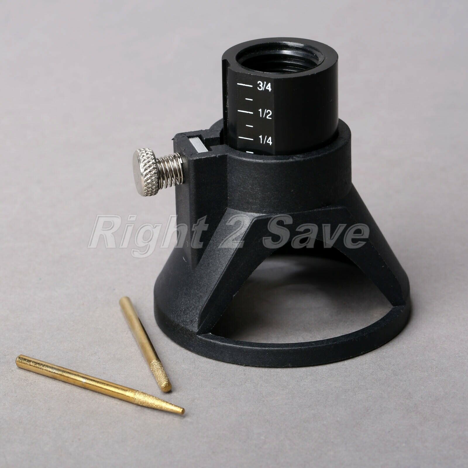 30*Diamond Polishing Burrs+10*Brass Collets Tool+Dedicated Locator Set For Drill