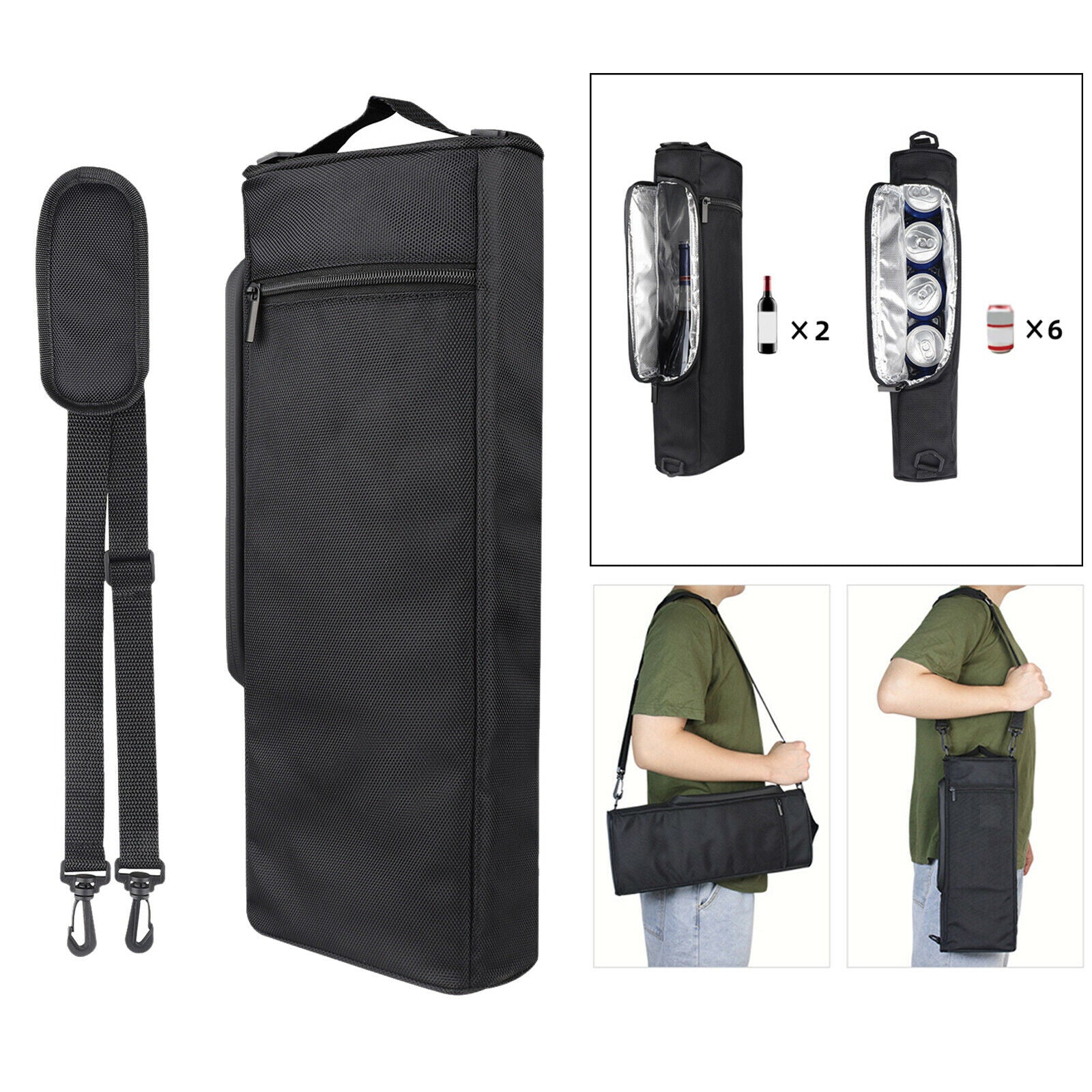 Golf Cooler Bag Beers Soda Drinks Insulated Bag Freezer Pack Handbag Freezer