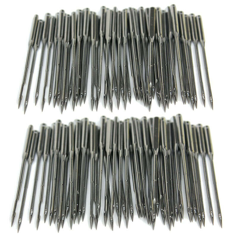 50Pcs Home Sewing Machine Needles 11/75,12/80,14/90,16/100,18/110 For Singer
