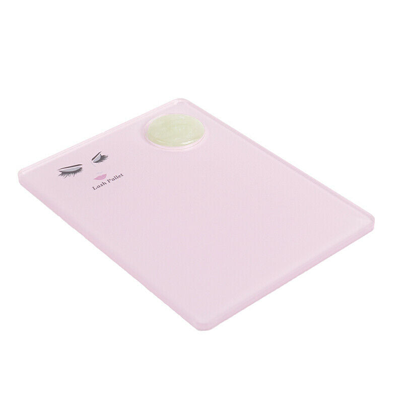 Acrylic Eyelash Extension Eye Lash Pallet Jade Stone Organizer Pad Tray GasNWDF