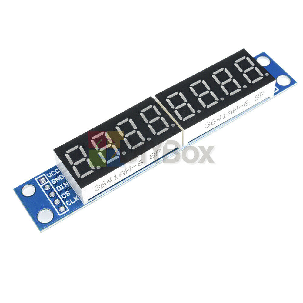 MAX7219 Digital Red LED Dot 8 Digit Display Module Board Fr Arduino Raspberry Pi