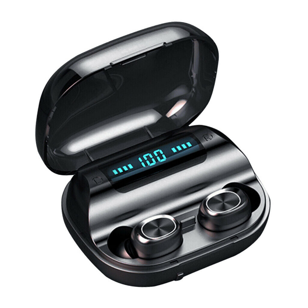 1x Bluetooth V5.0 Earphones Touch Control Wireless Eartips with Display