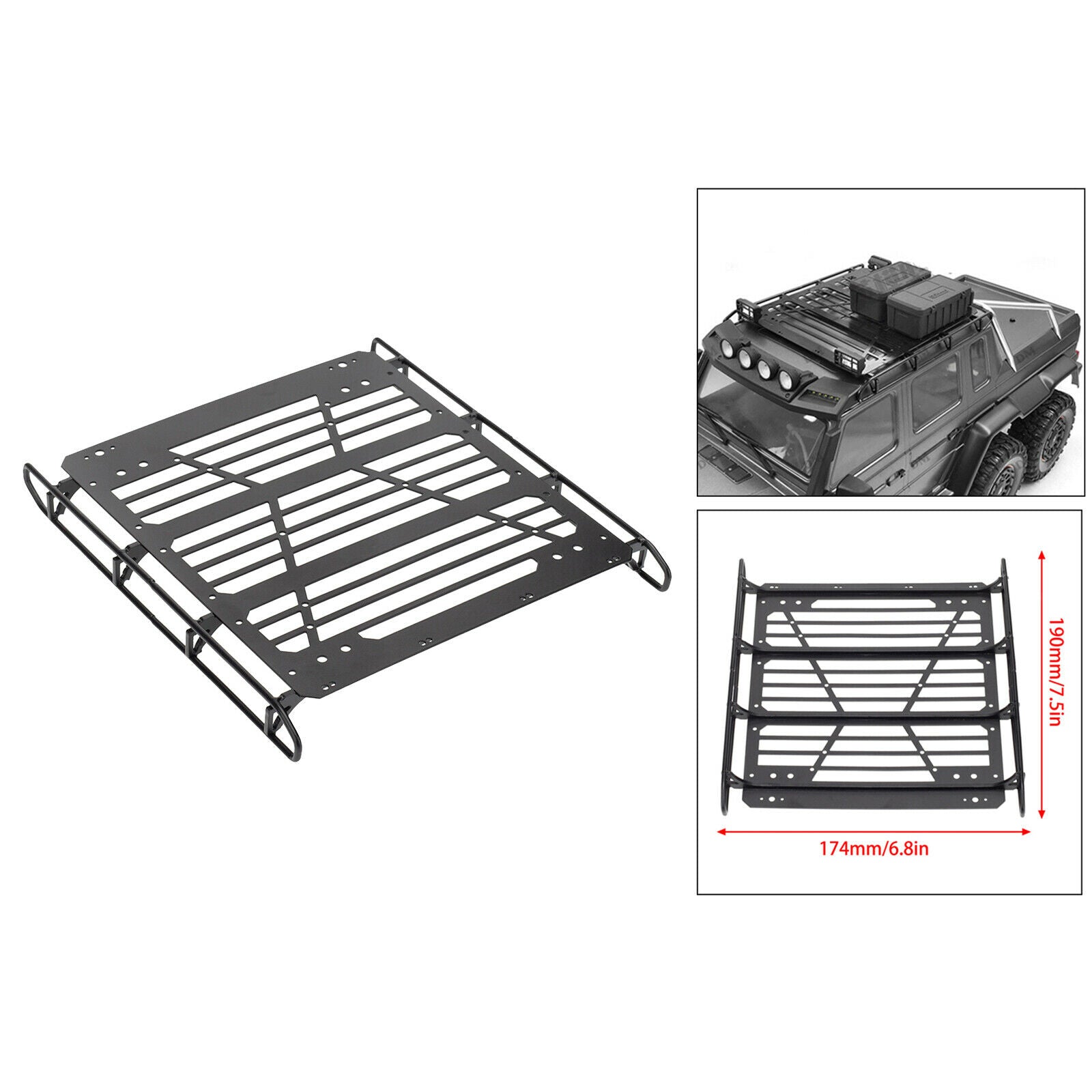 1:10 Metal Luggage Rack for -6 G63 -4 G500 Buggy Truck