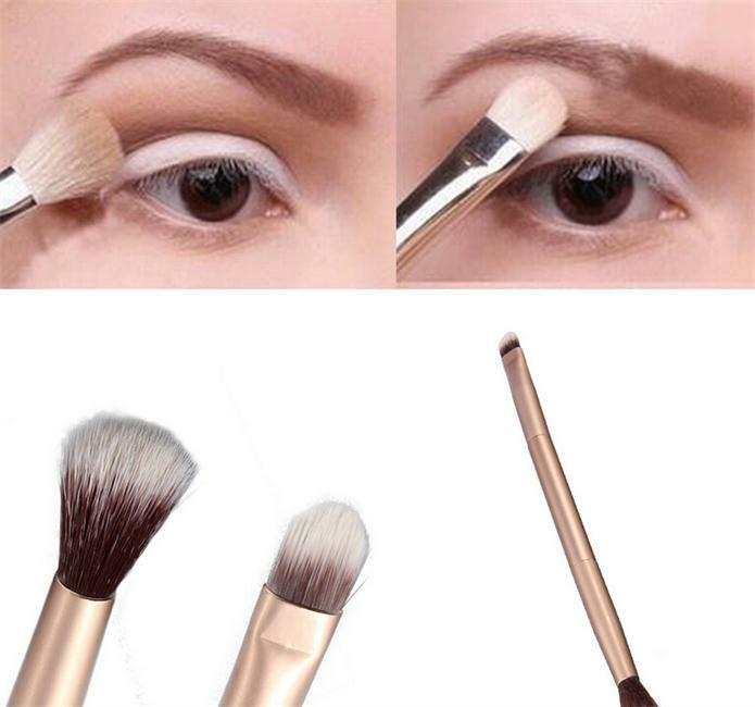Woman Makeup Pen Eye Powder Foundation Eyeshadow Blending Double-Ended Brush 1PC