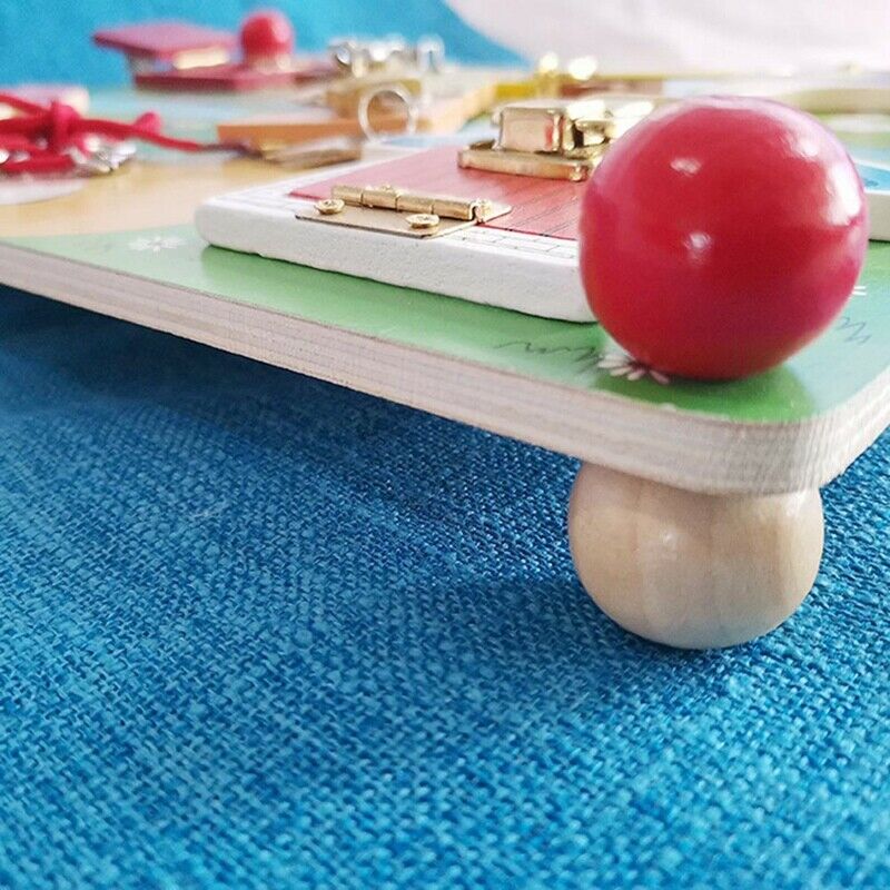 Children's Unlocking Toys Cognitive Board Baby Early Education and Wisdom ToL5P2