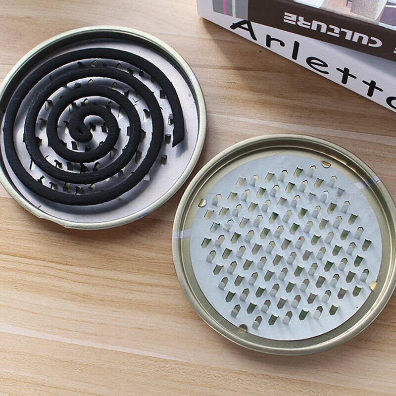1PC Mosquito Coils Holder Round Rack for Home Outdoor Insect Repellent B.l8