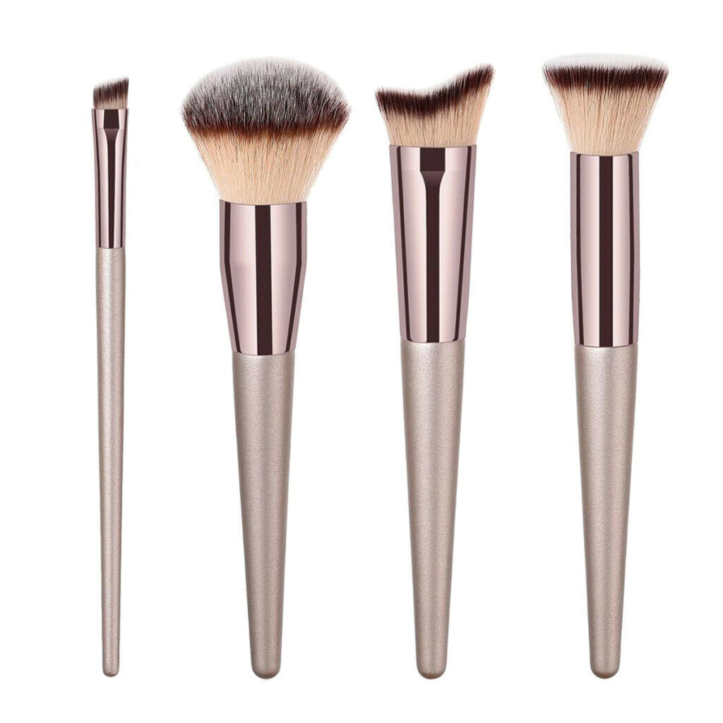 4pcs Large Soft Loose Powder Brush Setting Powder Blush Makeup Beauty Tool