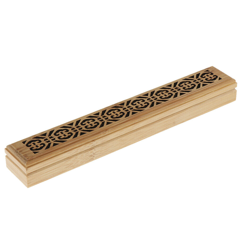 Hollow Bamboo Incense Stick Burner Wooden Censer for Home Decor  Style-7