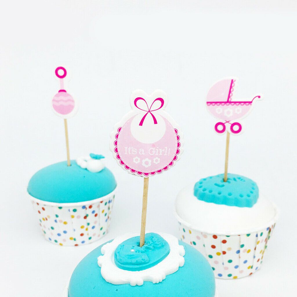 36pcs cake topper cake topper baby boy and girl baptism