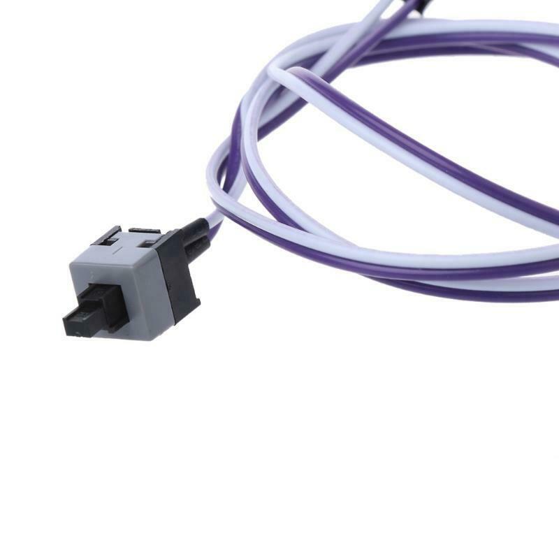 Los PC Computer Desktop ATX Power On Supply Reset Cable Cord Switch Connector