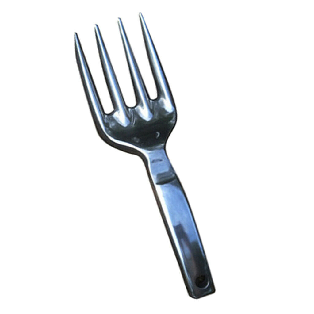 Durable 4-Teeth Hand Weeding Fork Handheld Garden Fork Small Garden Fork