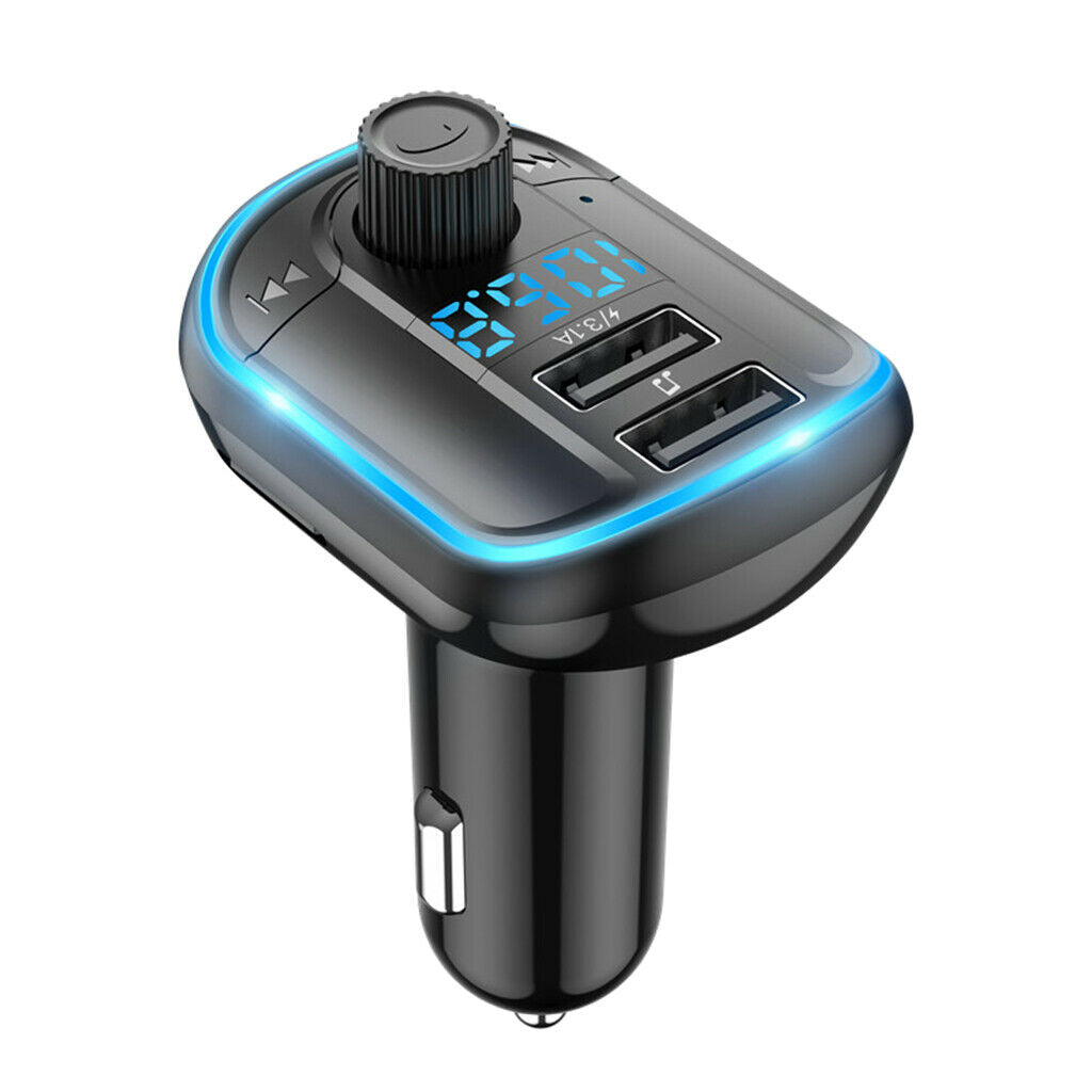 Car Bluetooth Transmitter BT5.0 Wireless Handsfree AUX Radio FM Transmission