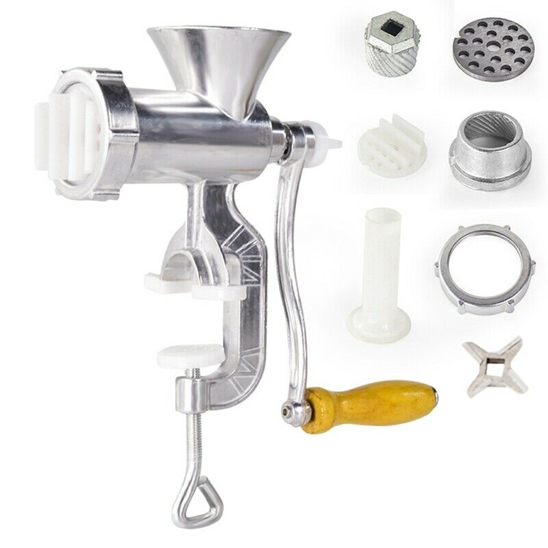 Manual Meat Grinder Aluminum Alloy Noodles Grinding Machine Dishes Handheld MaU5