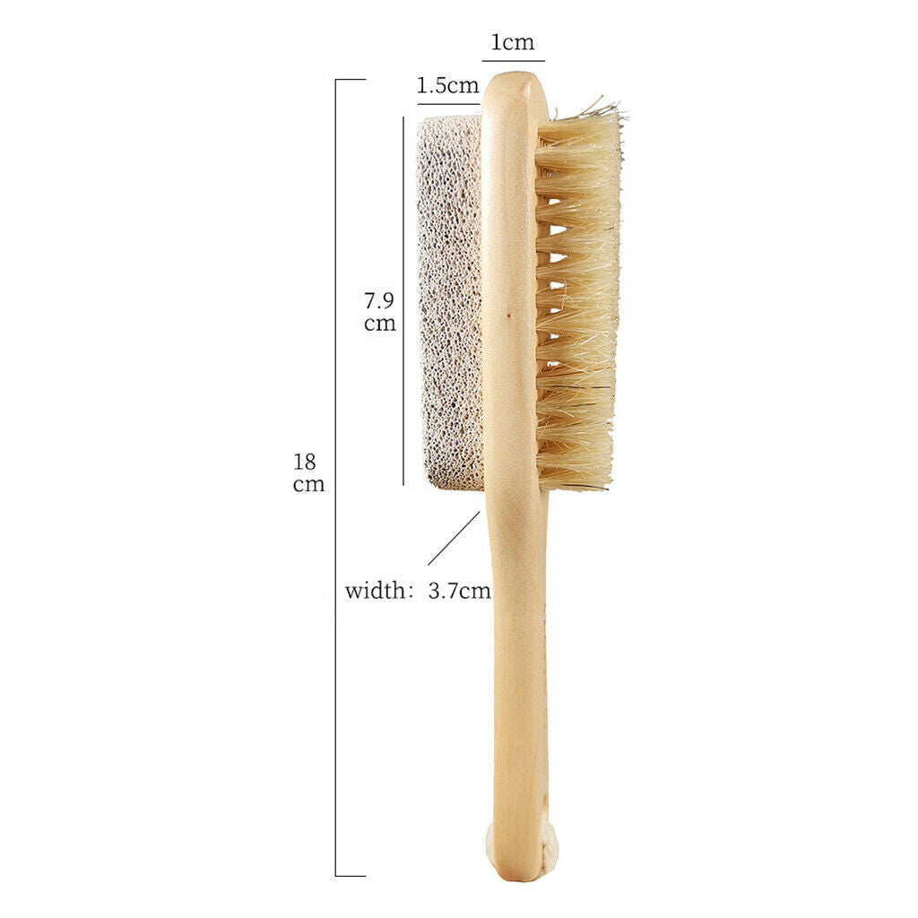 Double Sided Foot File Rasp Exfoliator Calluses Remover Pedicure Care Brush