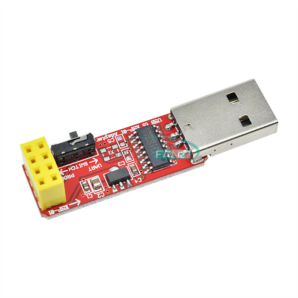 2PCS USB to ESP8266 ESP-01/01S Wireless Wifi Adapter Module with CH340G Driver