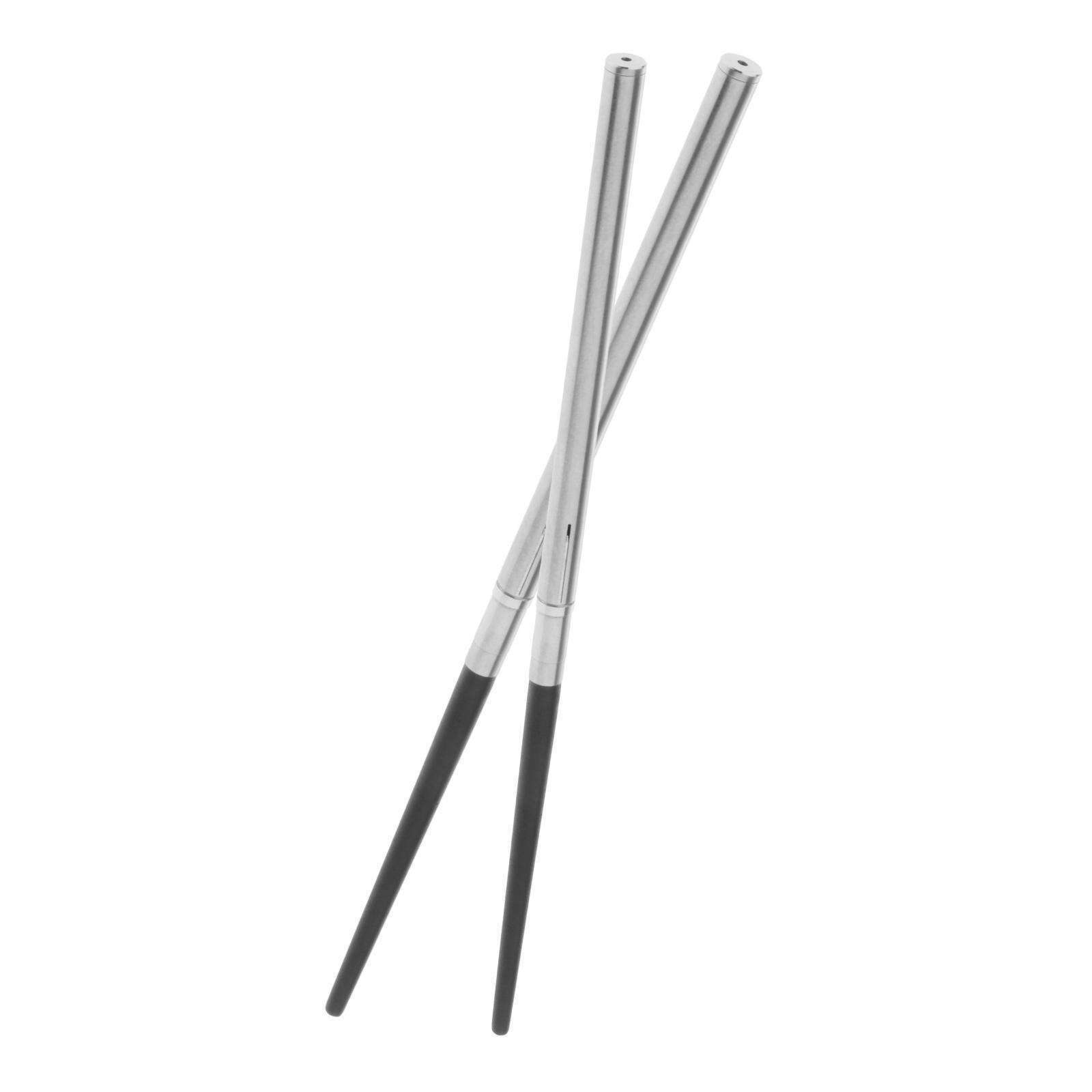 Portable Utensils Silverware Foldable Chopsticks Travel Camping Cutlery with Bag