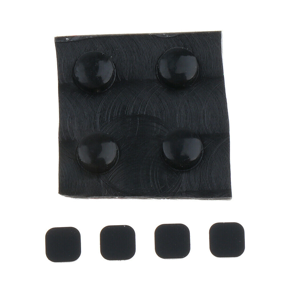 8 Pieces Replacement Rubber Feet Screw Cover for   3DS LL XL - Black