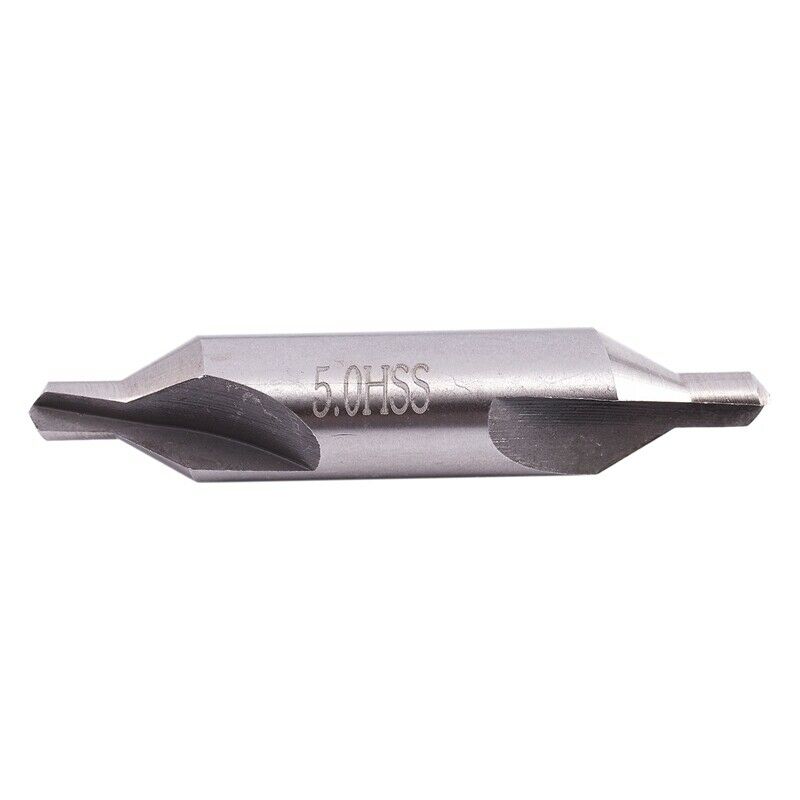 5 x HSS Drill Bits Drills Combined Center Center Countersink Bit Tool 60th GraD7
