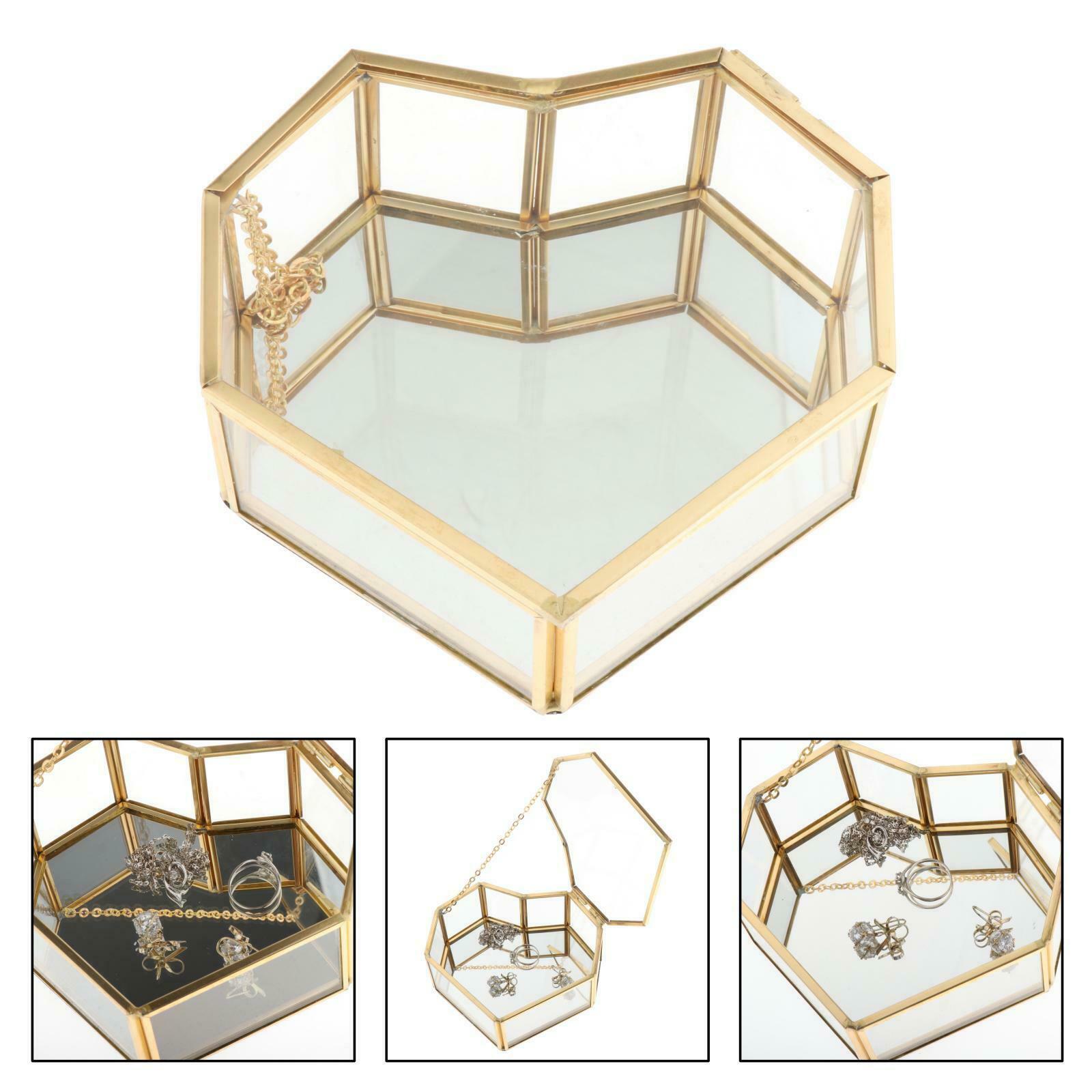 Jewelry   Display Box, Glass   Jewelry Box Wedding   Bearer Gift Box