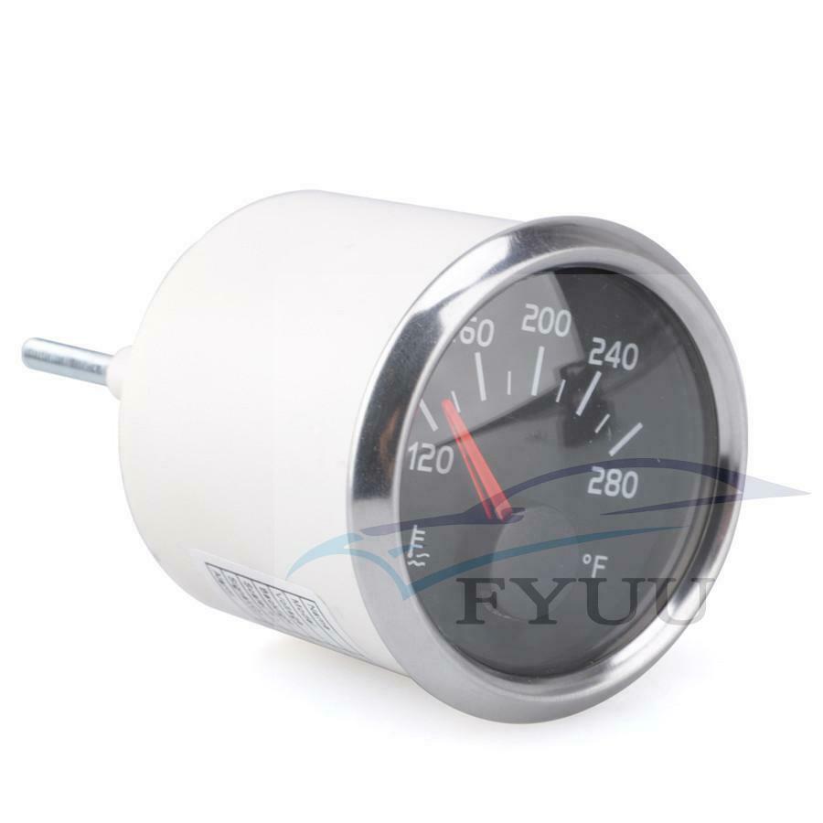 Universal 12V/24V car modified water temperature meter 52mm LED light racing