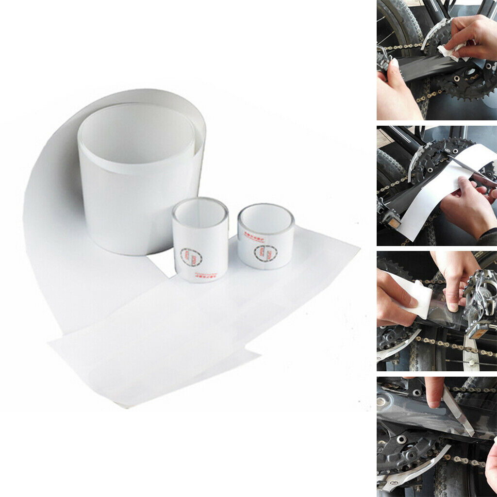 4x Bike Frame Protection MTB Road Bicycle Protect Tape Decals Stickers Guard
