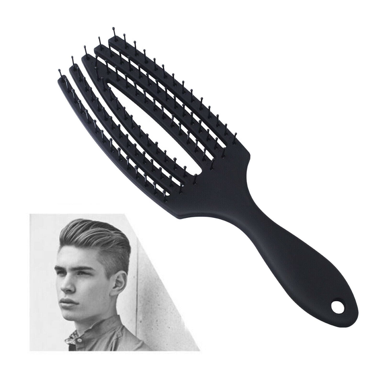 Vented Hair Brush for Men and Women Kids Gentle Detangle All Hair Types