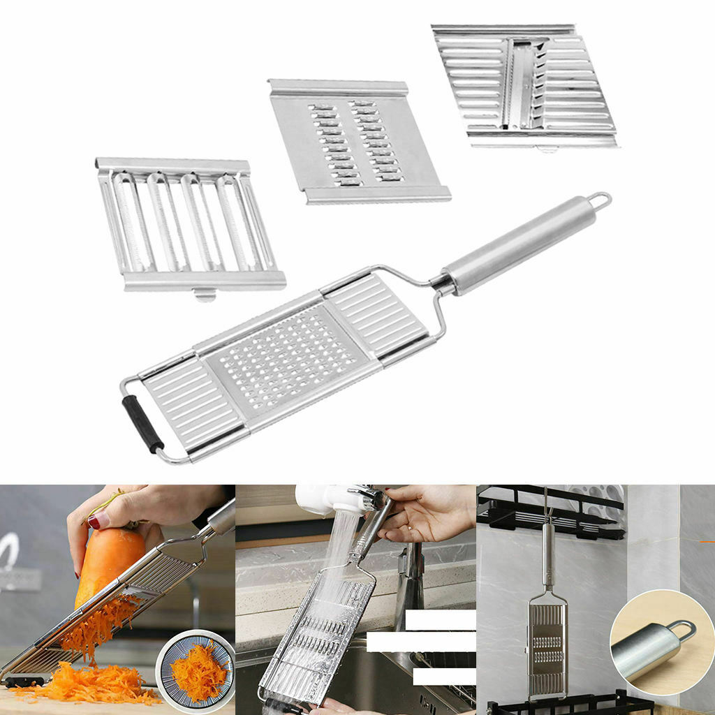 4 Blades Home Vegetable Slicer Adjustable Shredder for Fruits Salad Onion