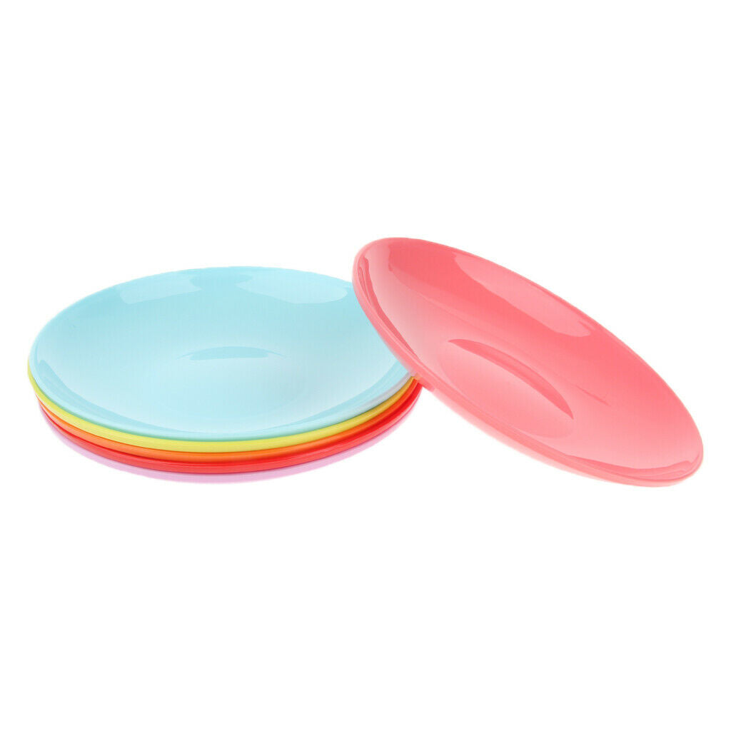 6pcs/Set Serving Plates Dishes Food Snack Sugars Container for Outdoor Camping