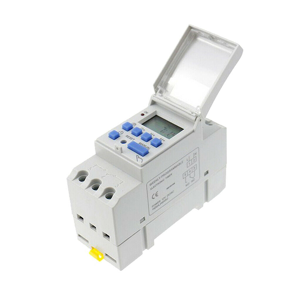 Set of 1 ABS Plastic Digital Electronic Time Switch LCD Display 1.2V/40mA